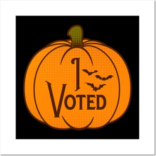 Spoopy Lil Vote Pumpkin Posters and Art